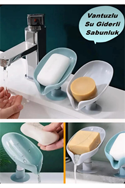 Genel Markalar Sabunluk Su Giderli Vantuzlu Pratik Sabunluk Hijyenik Kaymaz S...