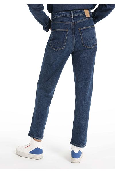 Colin's 884 Pantaloni de damă, albaștri, cu talie înaltă, cu picior drept, Lauren