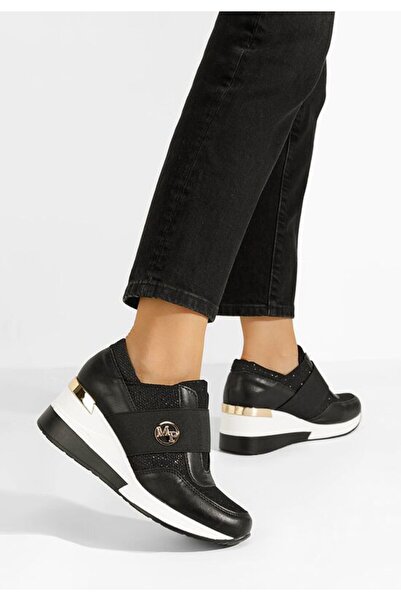 B T Shoes Sneakers με πλατφόρμα Yolena μαύρα