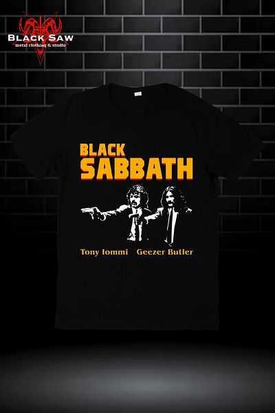 Valens Μαύρο Sabbath Tony Iommi Heavy Metal Tshirt