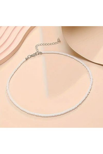 MYSTERY TAKI AKSESUAR White Sand Bead Ankle