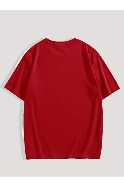 LAND MODA T-Shirt - "" Eye & Mouth Print, Casual Polyester Short Sleeve T-Shirt, Round Neck -