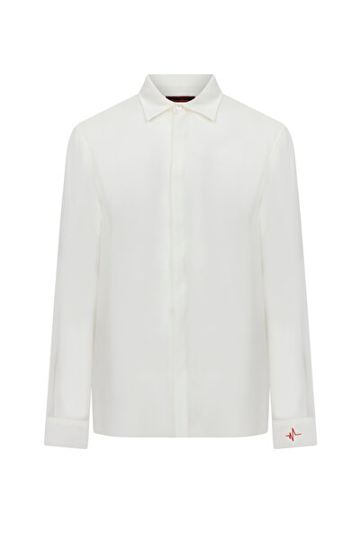 ESRA GÜRSES İPEK SATEN UNISEX GÖMLEK