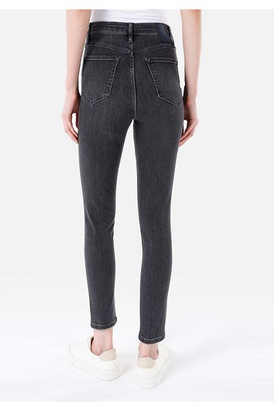 Colin's 760 Dıana Skinny Fit Pantaloni negri de damă cu talie înaltă