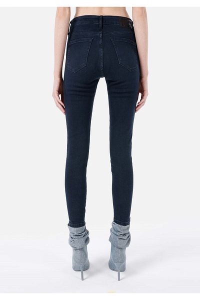 Colin's 759 Lara Skinny Fit, talie medie, picior super îngust, pantaloni de jeans albaștri pentru femei