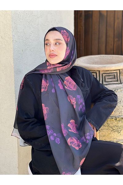 Modakaşmir Şal de prosa cu model Rosa
