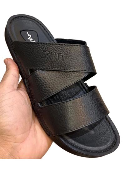 Handmade Genuine leather slippers,with a comfortable medical leather sole for those who suffer from heel pain
