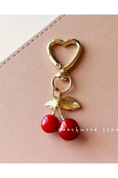 TChic Cherry Bag Accessory Bag Charm