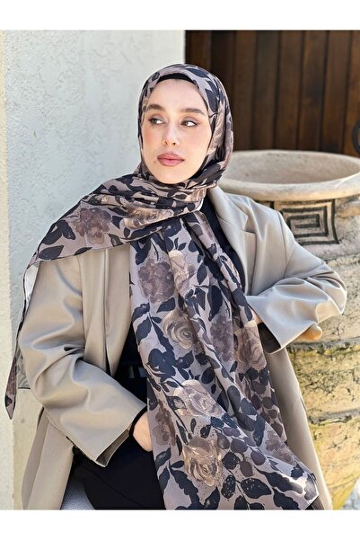 Modakaşmir Σάλι με σχέδιο Rosa