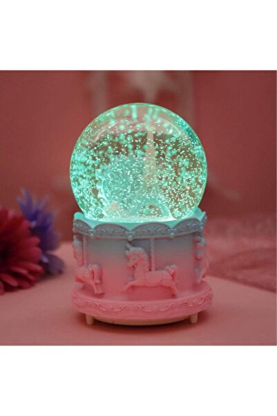 keyfim shop Renkli Eyfel Kulesi Orta Boy Işıklı Müzikli Kar Küresi
