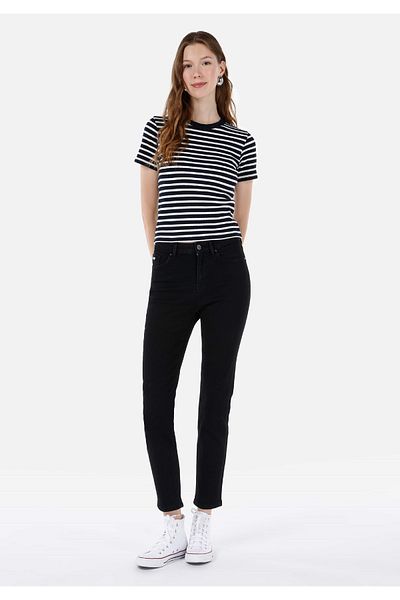 Colin's 703 Carla Slim Fit Women's Black Jean Trousers