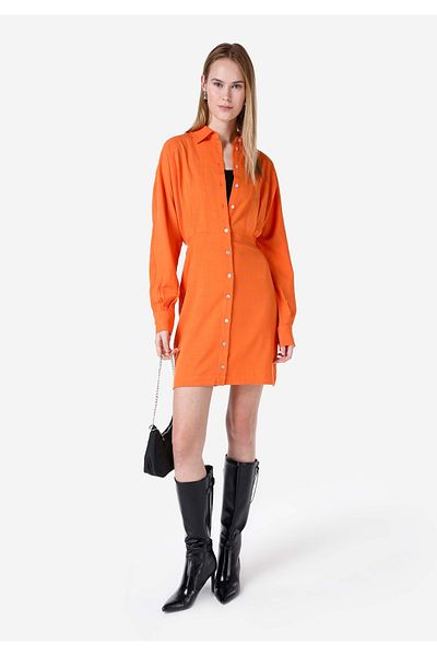 Colin's Rochie portocalie pentru femei Slim Fit