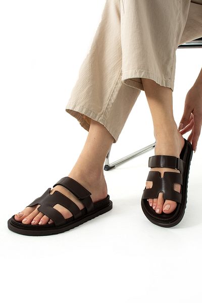 Neva'nın Butiği Γυναικείες παντόφλες Herina Velcro Comfortable Sole