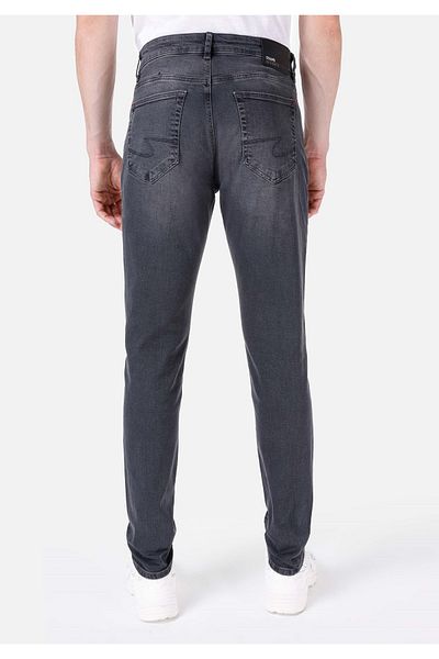Colin's Slim Fit Low Waist Slim Leg Pantaloni Jean Negri pentru bărbați