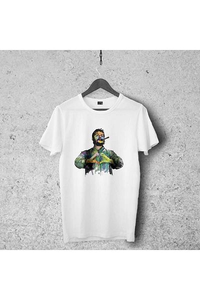 Pisa Art Μπλουζάκι Che Guevara Designed 002, Unisex Premium Quality Μπλουζάκι με στάμπα που δεν ξεφλουδίζει