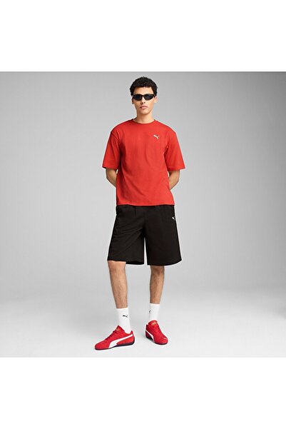 Puma T-shirt Puma Wardrobe Ess Boxy Tee, Red, Men