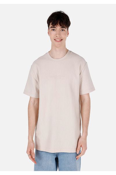 Colin's Beige Crew Neck Short Sleeve Men's T-Shirt - Regular Fit