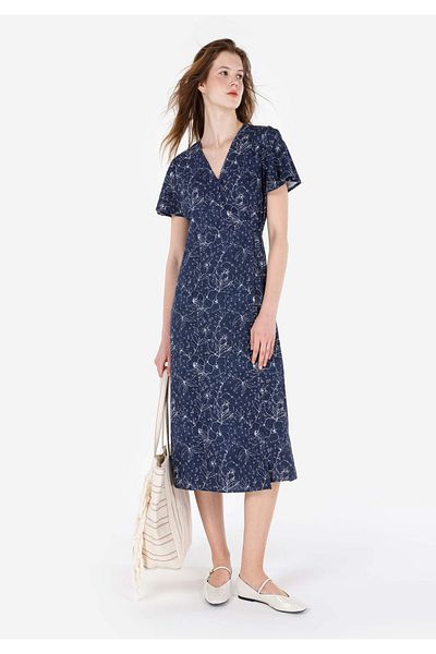 Colin's Regular Fit Women's Navy Blue Dress