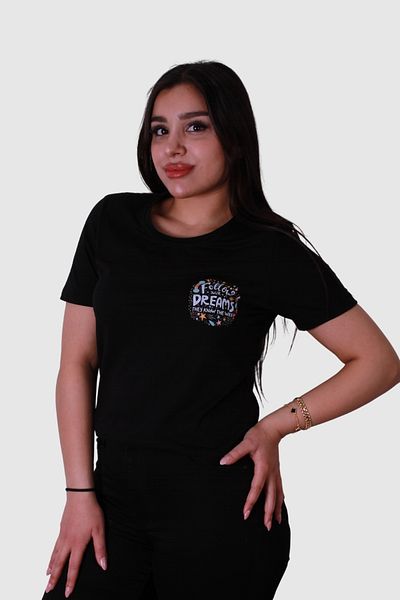 trender Model Number 6 - Black Women's T-Shirt
