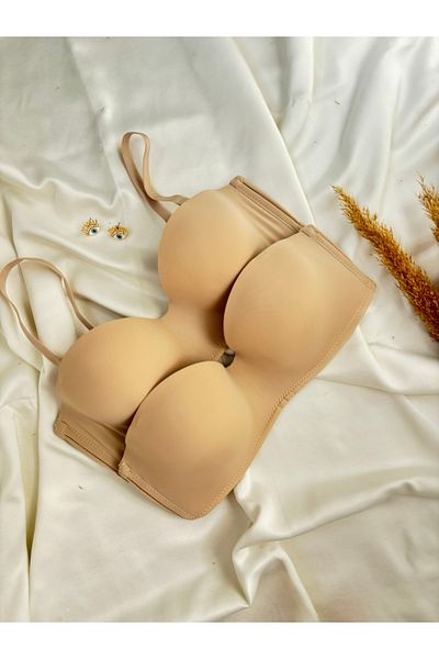 İNKO İÇ GİYİM Σουτιέν Lotus 2-Piece Recovery Underwire χωρίς επένδυση (Μαύρο-άσπρο-δέρμα)