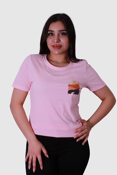 trender Μπλουζάκι Sunset Print Powder Fashion 5 υφασμάτινο