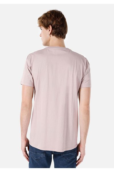 Colin's Regular Fit Round Neck Plain Men's Pink Short Sleeve T-Shirt