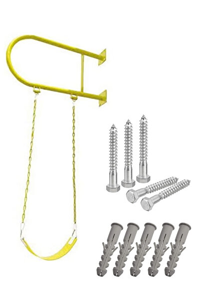 Generic أرجوحة حائط حديدية مع مقعد أرجوحة وسلاسل للأنشطة الخارجية