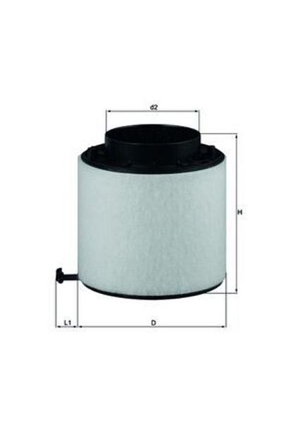 MAHLE Air Filter Audi A4 08-16 A5 08-17 Q5 09-17