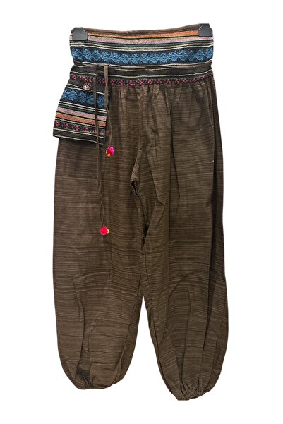 PHUTİ COLLECTION Thai Pocket Detail 100% Cotton Pants