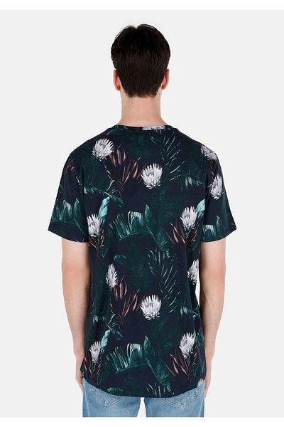 Colin's Tricou cu mânecă scurtă pentru bărbați, verde, cu decolteu rotund, cu croiala normală