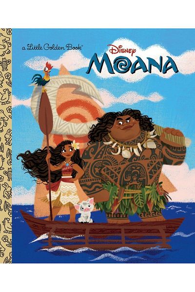 Scholastic Moana Little Golden Book (Disney Moana) – Picture Book (Hardcover)