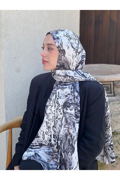 Modakaşmir Şal din twill cu model Piosa