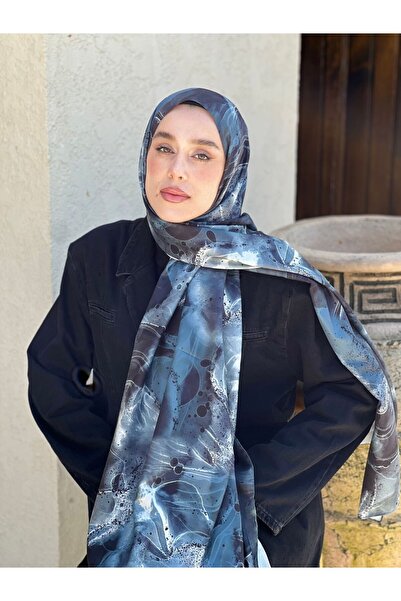 Modakaşmir Bandera Desen Twill Şal