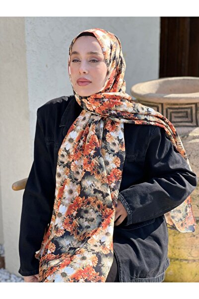 Modakaşmir Daisy Desen Twill Şal