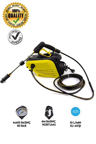 RAXTOR Yüksek Basınçlı Araba Oto Ve Bahçe Yıkama Makinesi Elektrikli Araç Yıkama