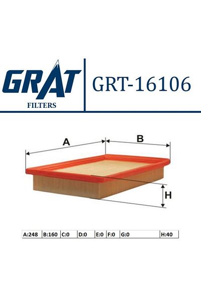 GRAT Air Filter - (Hyundai Accent 95/00 1.5)