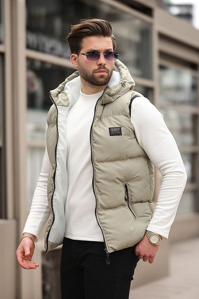 Rogyi Tekstil New Season Waterproof Hooded Inflatable Vest