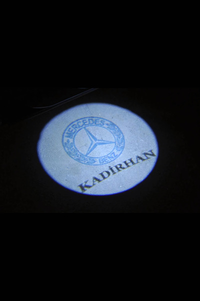 Home Mercedes Benz Kişiye Özel İsimli Pilli Kapı Altı Logo 2'li - Montajsız O...