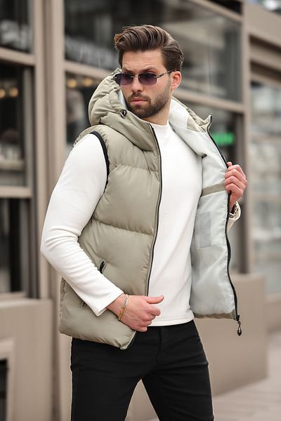Rogyi Tekstil New Season Waterproof Hooded Inflatable Vest