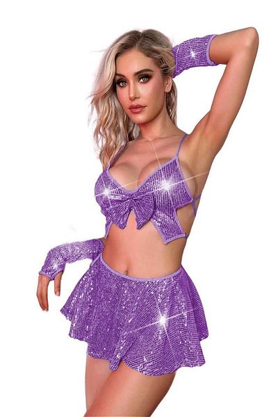 Nana & Mayka Moda 2506 Γυναικεία φανταχτερά εσώρουχα με παγιέτες 2506