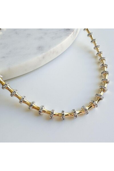 Venus Design gold detaylı kolye