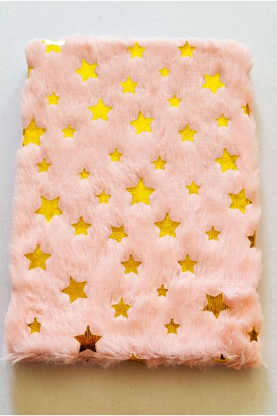 Modellino Golden Star Sequin βελούδινο αναμνηστικό καθημερινό μνήμη Modelist ριγέ σημειωματάριο 80 φύλλα - Επιλογές χρώματος