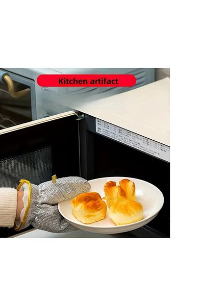 Skygo Aluminum Foil Dishwashing Gloves