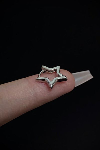 Blisse Piercing Women Star Figured Tragus Helix Cartilage Ring Steel Piercing