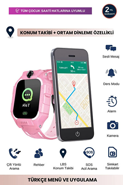 HEPSİCEPTE SIM Kartlı Çocuk Saati – Uzaktan Dinleme ve Gerçek Zamanlı Harita