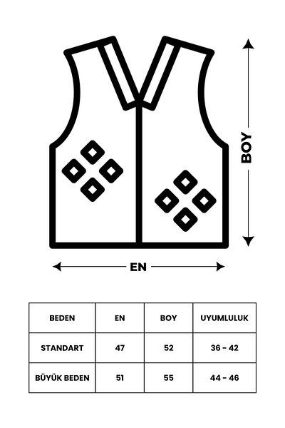 Hatun Atila Hatunatila Women's Acrylic Drainage Vest Ecru - 5157