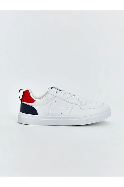 LC Waikiki LC WAİKİKİ LCW STEPS Bílé šněrovací chlapecké sportovní boty