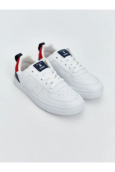 LC Waikiki LC WAİKİKİ LCW STEPS Bílé šněrovací chlapecké sportovní boty