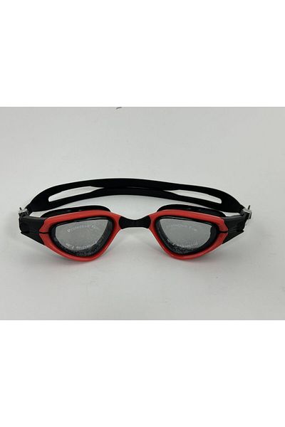 BERMUDA Antifog Swimming Goggles with Red Silicone Strap 1772