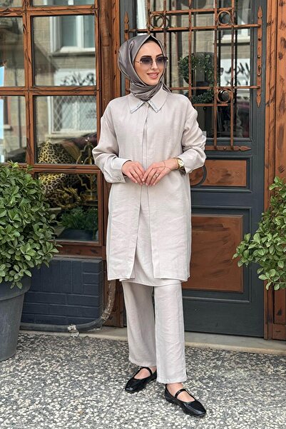 NAKİ Naki & Mascara Tunik 25MY2126 Bej